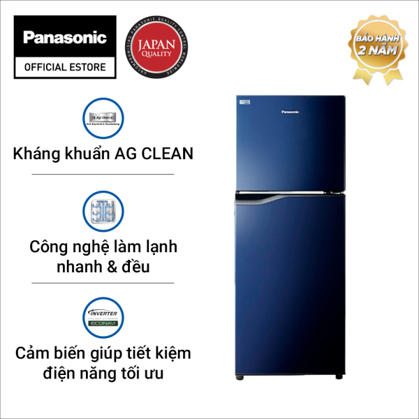 Giá bán [Trả góp 0%] Tủ Lạnh Panasonic 167 Lít Inverter NR-BA189PAVN - Tinh thể bạc AG Clean ức chế 99.9% vi khuẩn - Bảo Hành 2 Năm - Hàng Chính Hãng