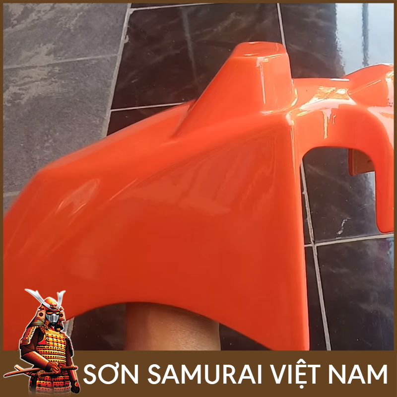 Sơn samurai màu cam - Chai sơn cam rực Y3505 sơn xịt samurai