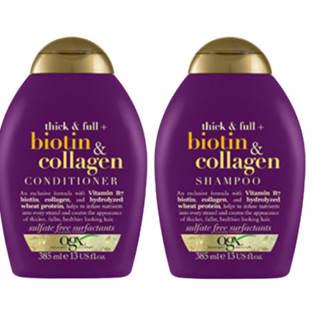 Dầu gội xả biotin collagen OGX 385ml – Đức