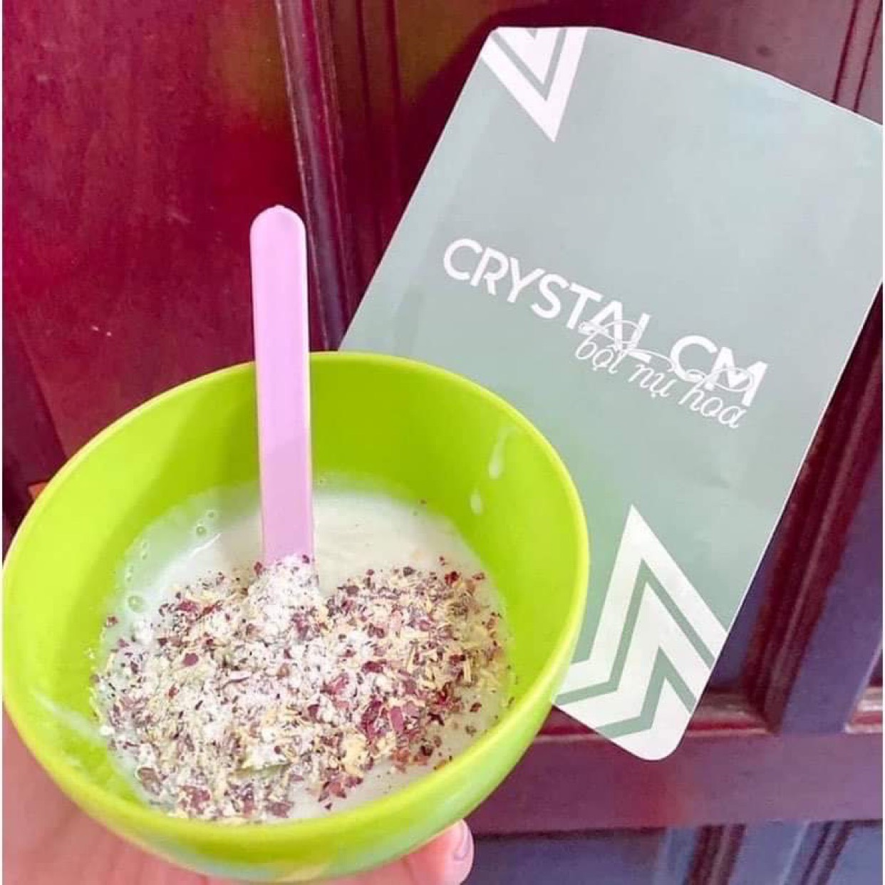 Tắm Trắng siêu trắng Crystal Chu Hằng ( sử dụng cho 1 lần tắm)