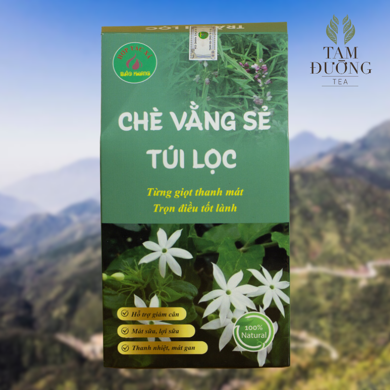 Trà túi lọc chè vằng sẻ giảm cân, mát sữa, lợi sữa, thanh nhiệt mát gan, trà thanh lọc cơ thể .