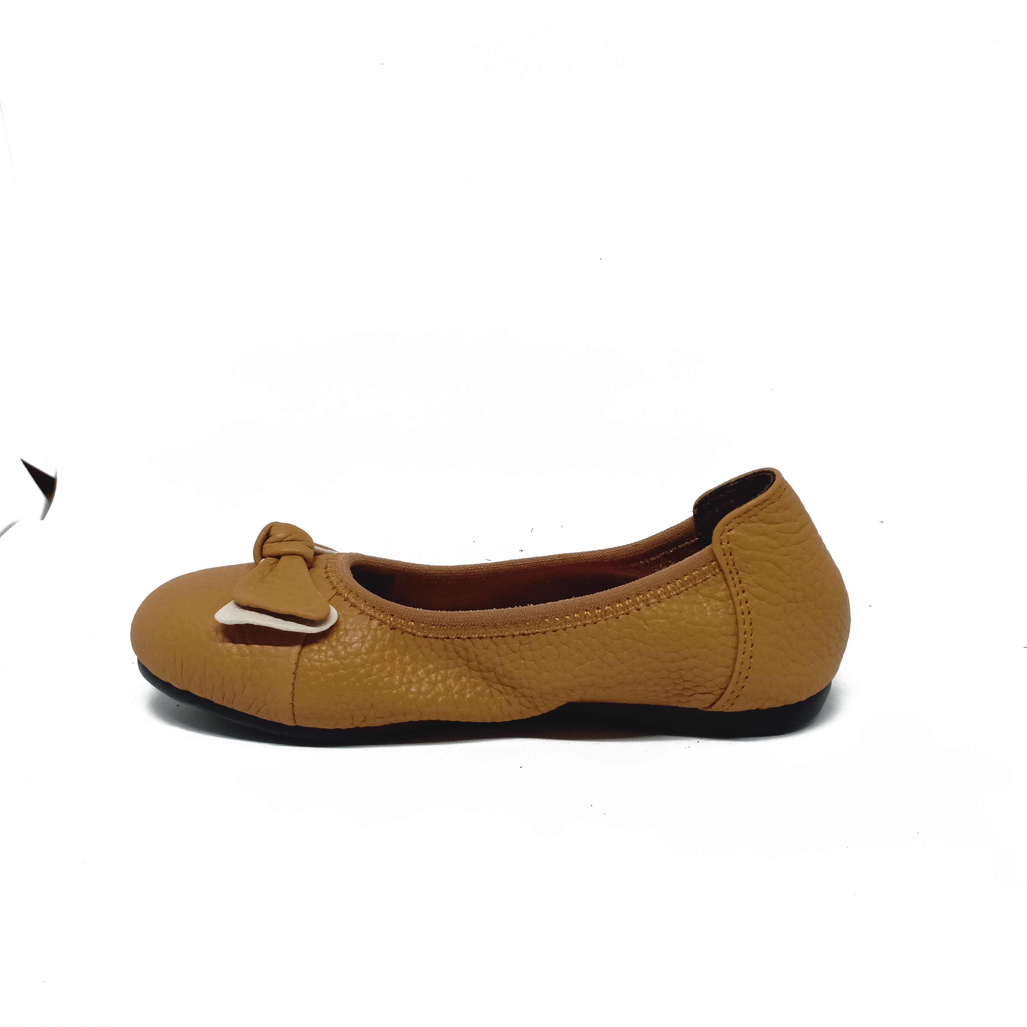 Giày trẻ em nữ  da bò màu da TH7860