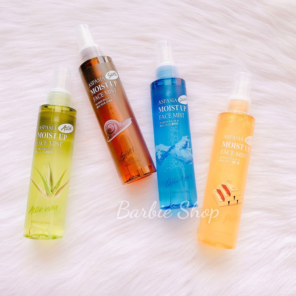 Xịt Khoáng Aspasia Moist Up Face Mist - 150ml