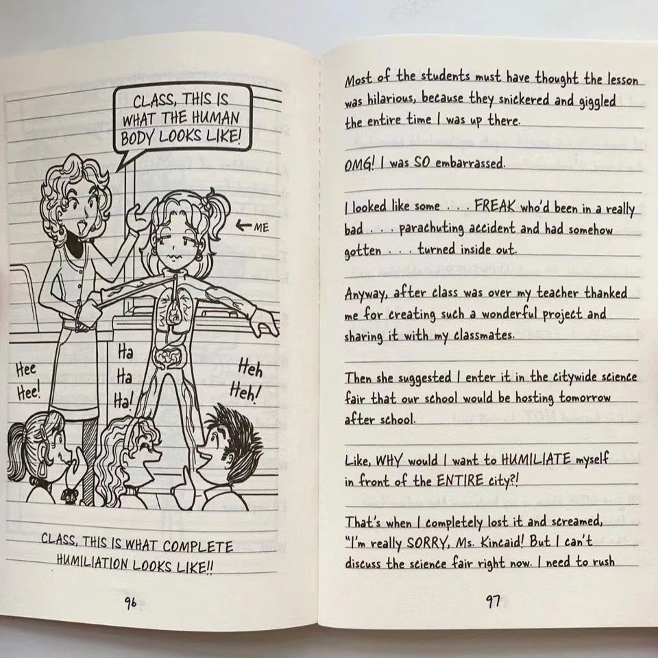 Bộ nhập Full boxset 18q - Dork Diaries - Original - Có hộp đựng