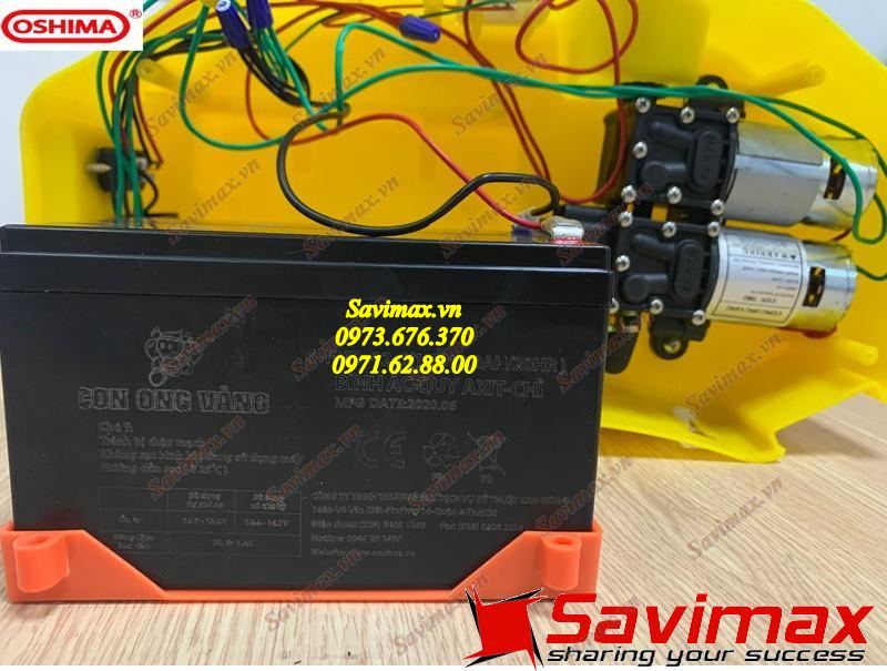 Bình xịt điện bơm đôi Oshima OS20 DP