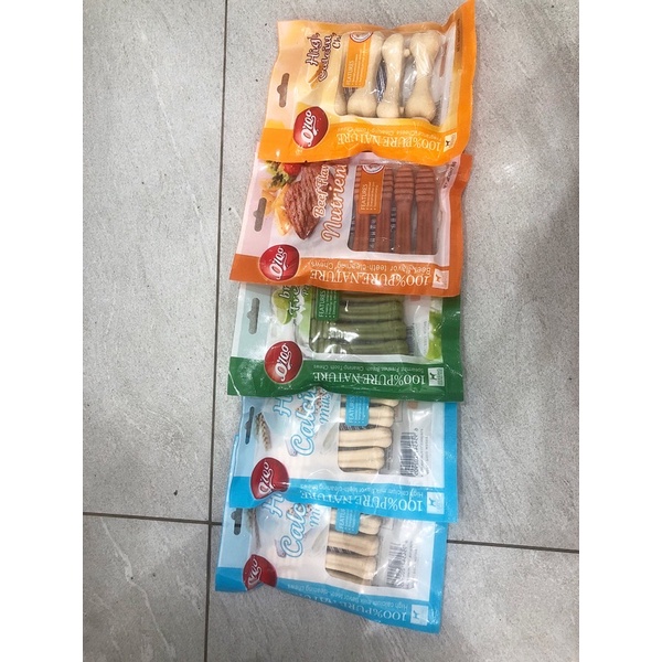 (combo 4 túi)Xương gặm sạch răng orgo cho thú cưng ❤️❤️❤️❤️❤️❤️