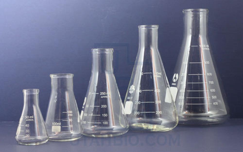 Bình tam giác thủy tinh các cỡ
