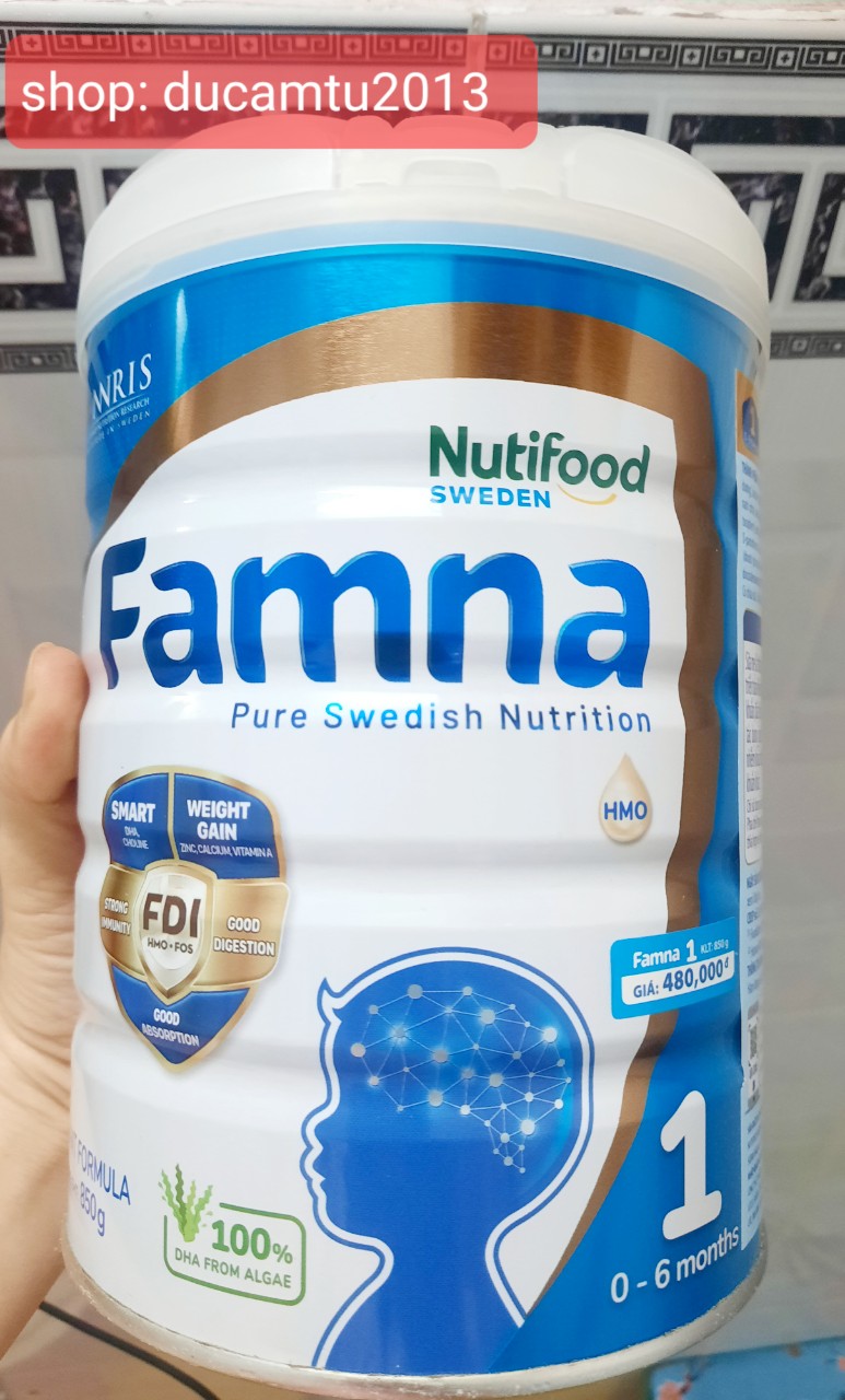 Sữa Bột Nutifood Famna số 1, 2,3 - 850g