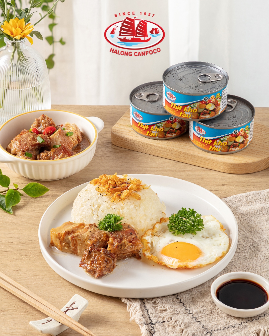 Thịt kho tàu 175g - Đồ Hộp Hạ Long