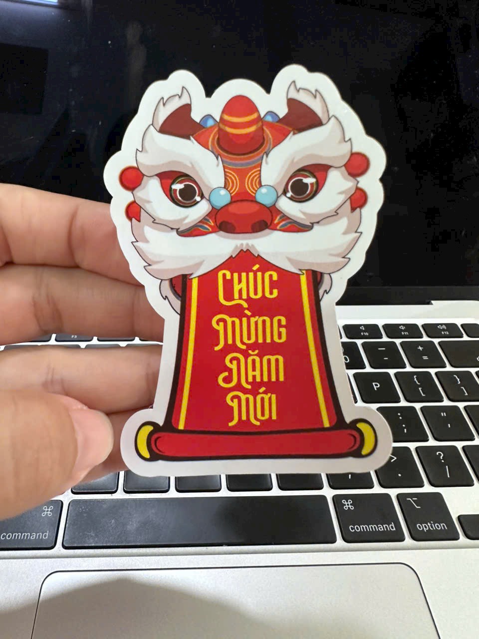100 Tem dán Tết - "LÂN" - 8X5.4CM