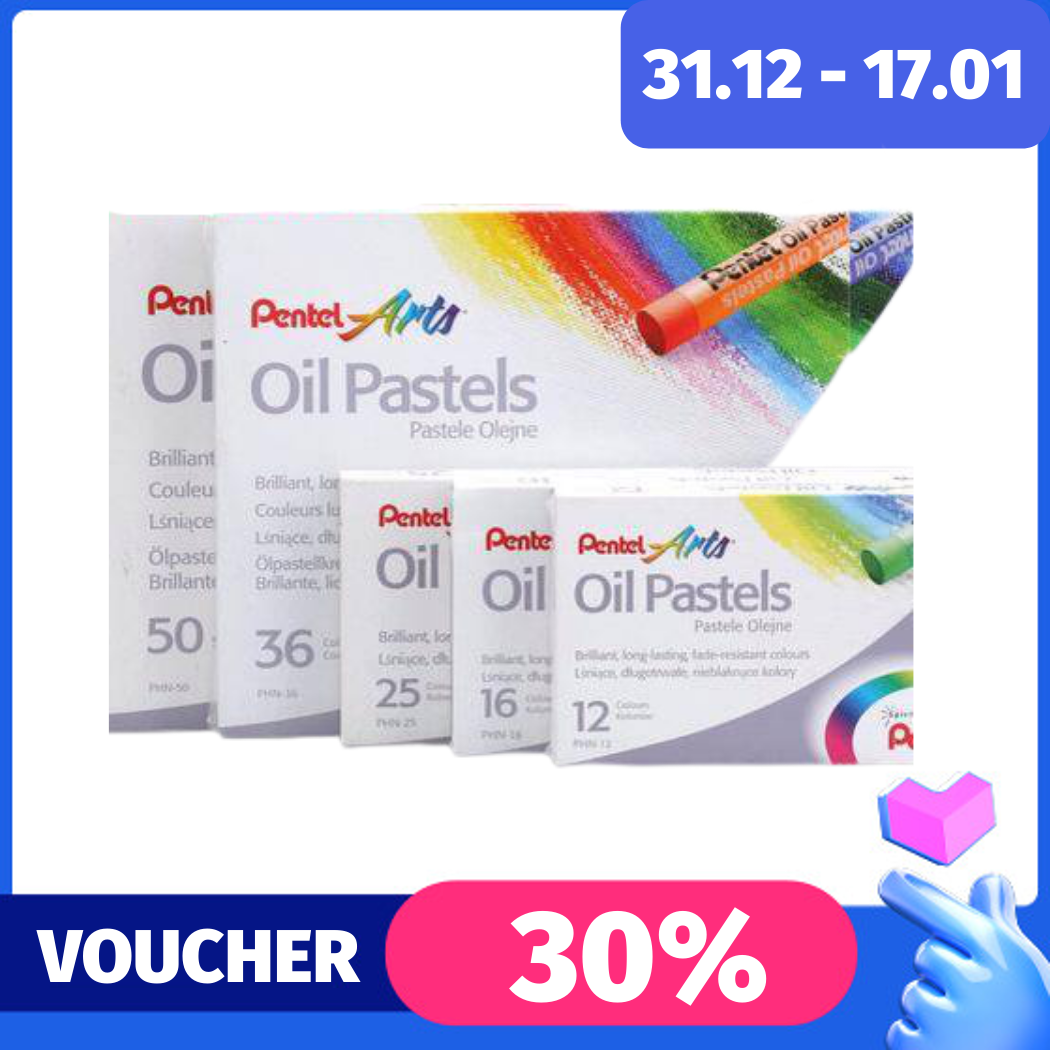 SÁP DẦU PENTEL BỘ (50/36/25/16/12)MÀU( PHN-50/36/25/16/12)