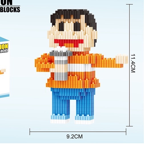 Tặng bé đồ chơi bộ đồ chơi xếp hình lego mini hình vịt donald dành cho bé