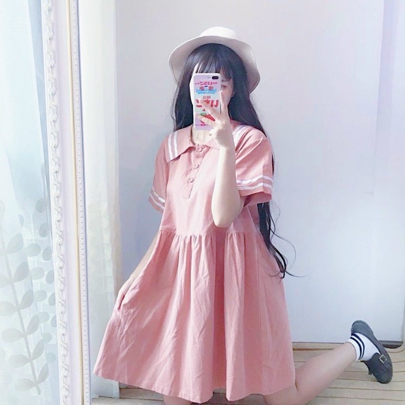 ĐẦM BANYDOLL CỔ THỦY THỦ (có ảnh thật) MS 105