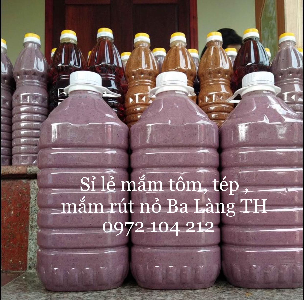 Mắm tôm Ba Làng 300g ( combo lốc 5 chai )