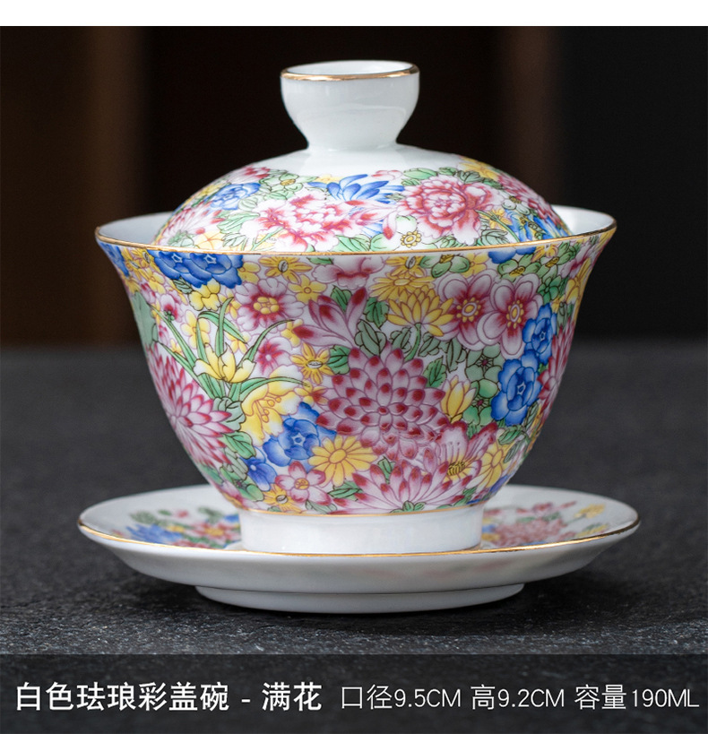 Chén Khải sứ trắng Bạch Định thấu quang 200 ml