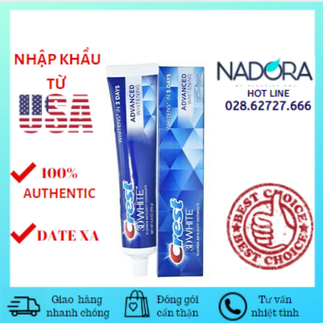 [ĐỦ LOẠI] Kem Đánh Răng Crest 3D White Advanced Whitening