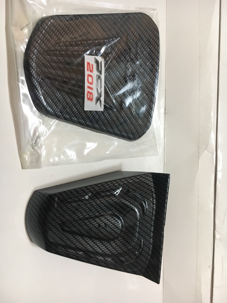 Combo bộ 10 ốp xe PCX 125-150 từ 2018-2021 bộ ốp nhựa vân carbon đen