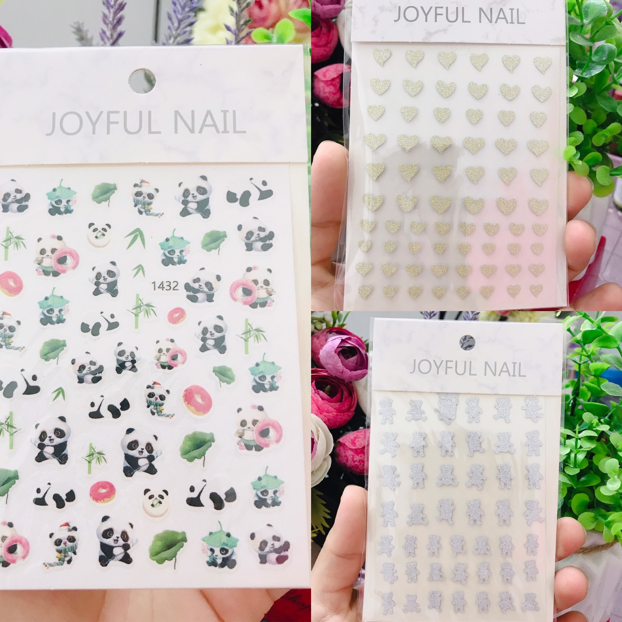 Miếng stick dán mong siêu cute dành cho NAil