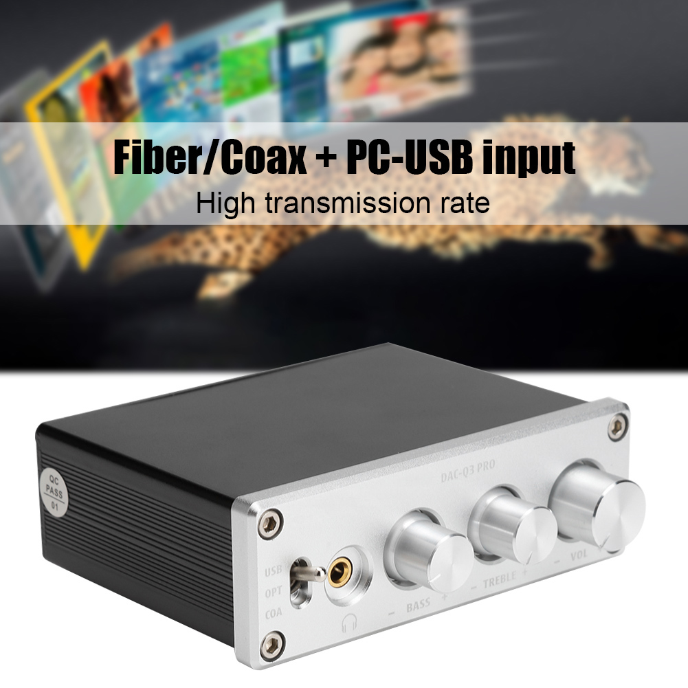 【Ưu đãi lớn】Bộ Giải Mã Âm Thanh AC-Q3 PRO DAC Với Bộ Khuếch Đại Tai Nghe Cho Tai Nghe 3.5MM
