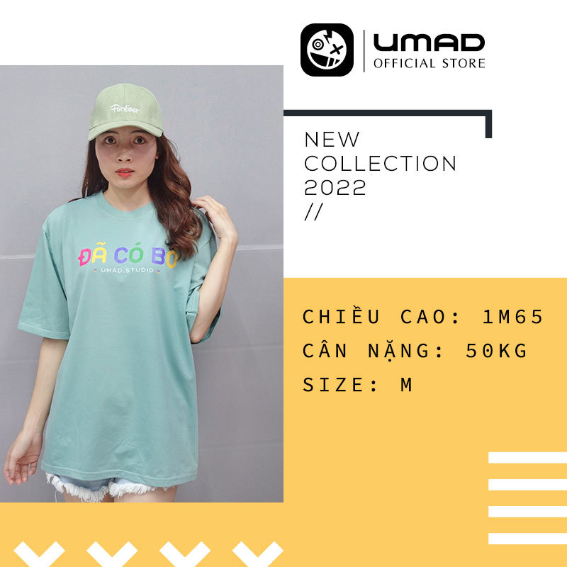 Áo Thun UMAD Unisex Form rộng Oversize ĐÃ CÓ BỒ, CHƯA CÓ BỒ Basic chất Cotton cổ tròn phong cách Cá tính năng động hot hit 2022