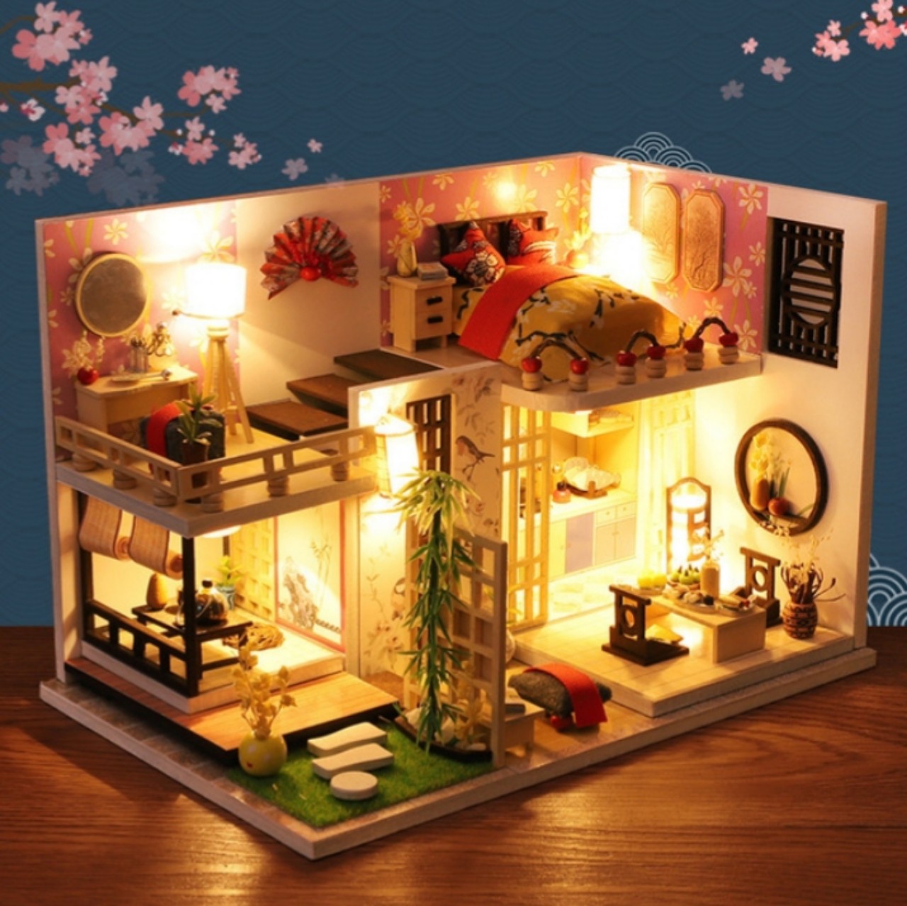 Mô Hình Nhà Gỗ DIY - Cherry House