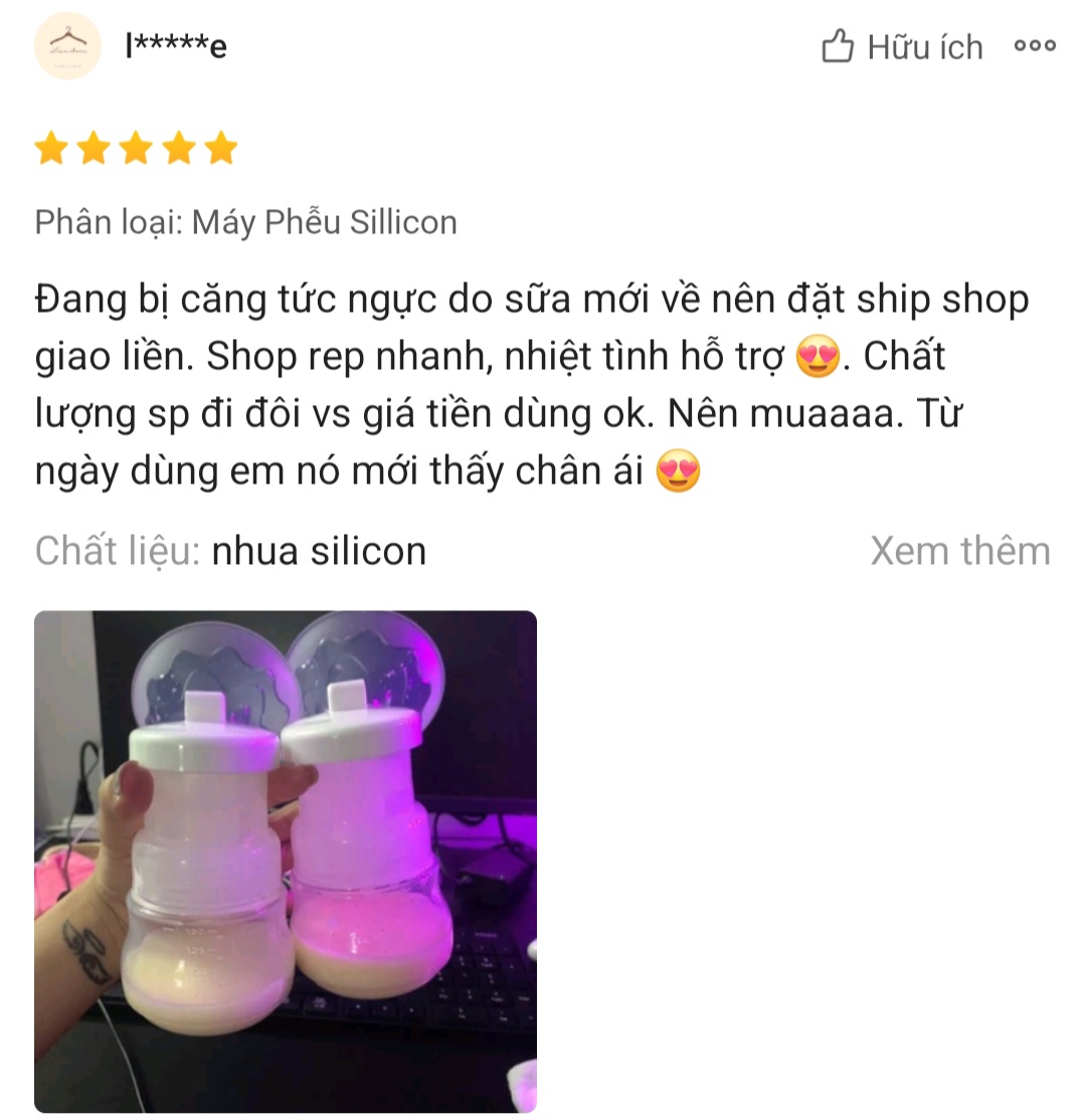 [Đổi Mới 12 Tháng-Tích Điện] Máy Hút Sữa Điện Đôi Hichito Nhật Bản (Massge Siêu Êm -Vắt Sữa Siêu Kiệt)