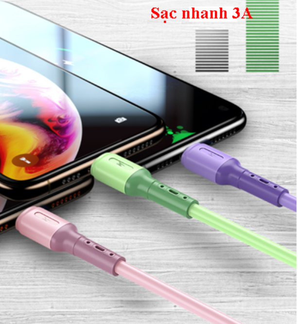 Dây cáp sạc nhanh cao cấp cổng Micro USB / Lightning / Type C