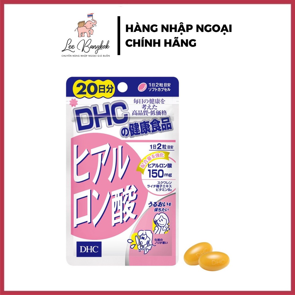 Viên Uống Cấp Nước Giữ Ẩm Da Giúp Da Căng Mịn Hyaluronic Acid Nhật Bản 20