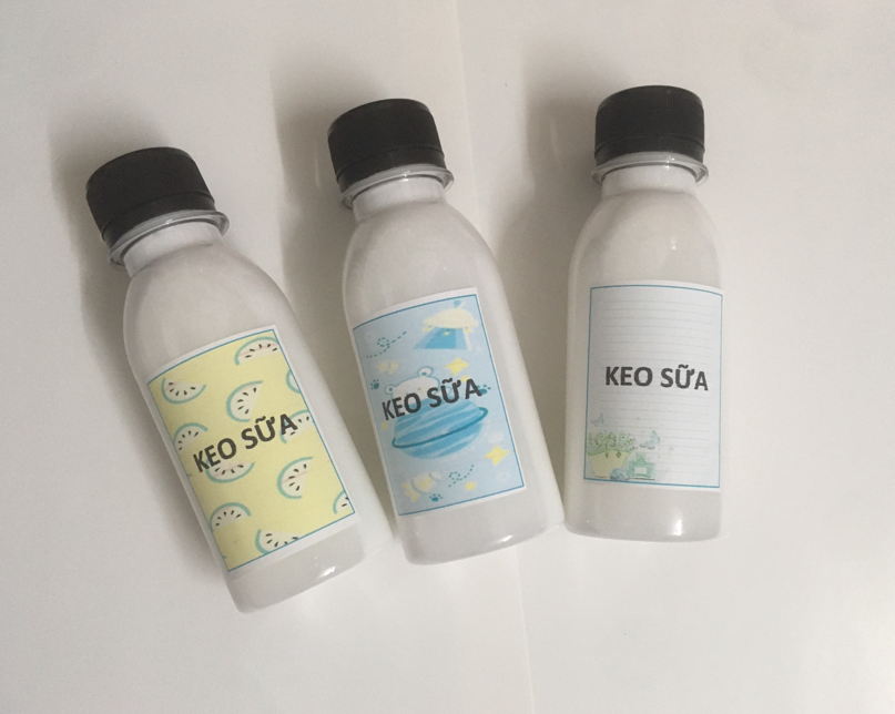 KEO SỮA - KEO SỮA LÀM SLIME ĐẪ PHA SẴN