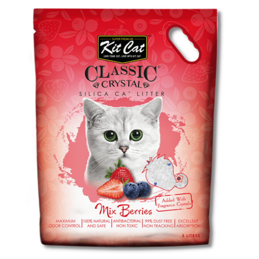 KITCAT CLASSIC - CÁT THỦY TINH CHO MÈO 5L