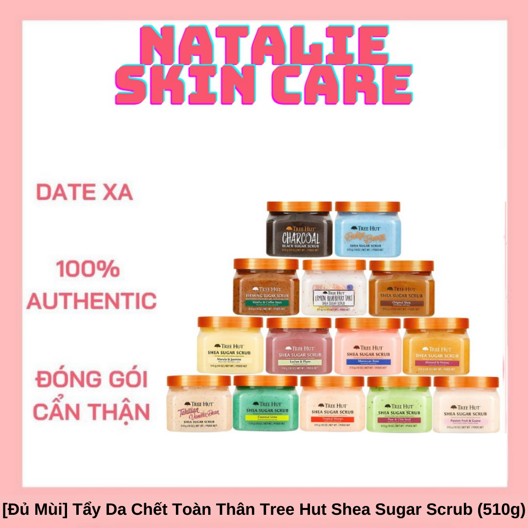 [NHIỀU SIZE] Tẩy Da Chết Toàn Thân Tree Hut Shea Sugar Scrub