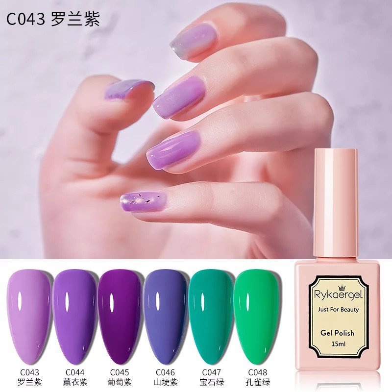 [HCM]Sơn gel Rykaergel bảng màu 43 - 48 15ml - BUMSTORE