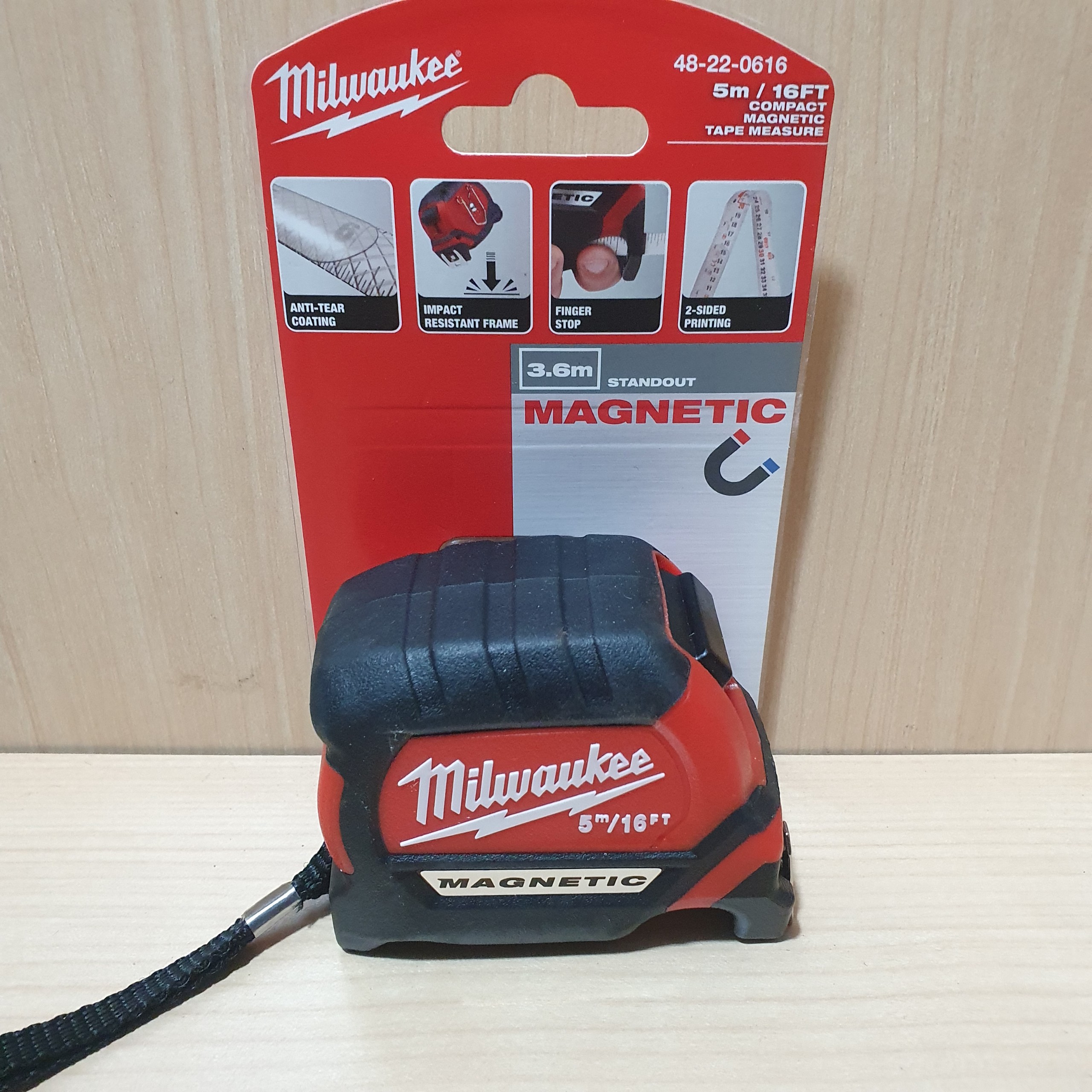 Thước cuộn nam châm Milwaukee.2M-5M