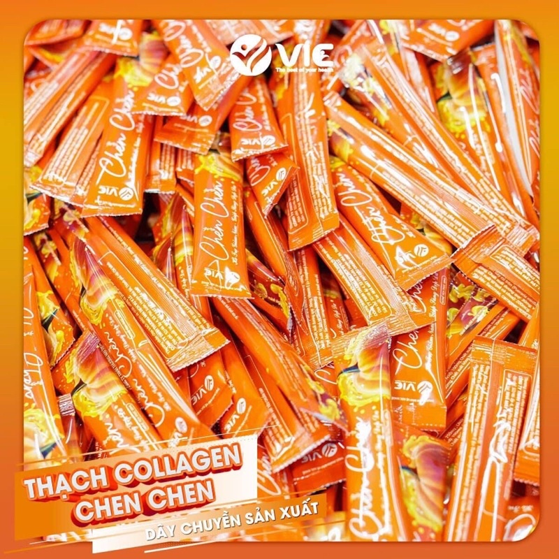 Hộp Thạch Bí Đỏ Chen Chen ( 14 Cây )