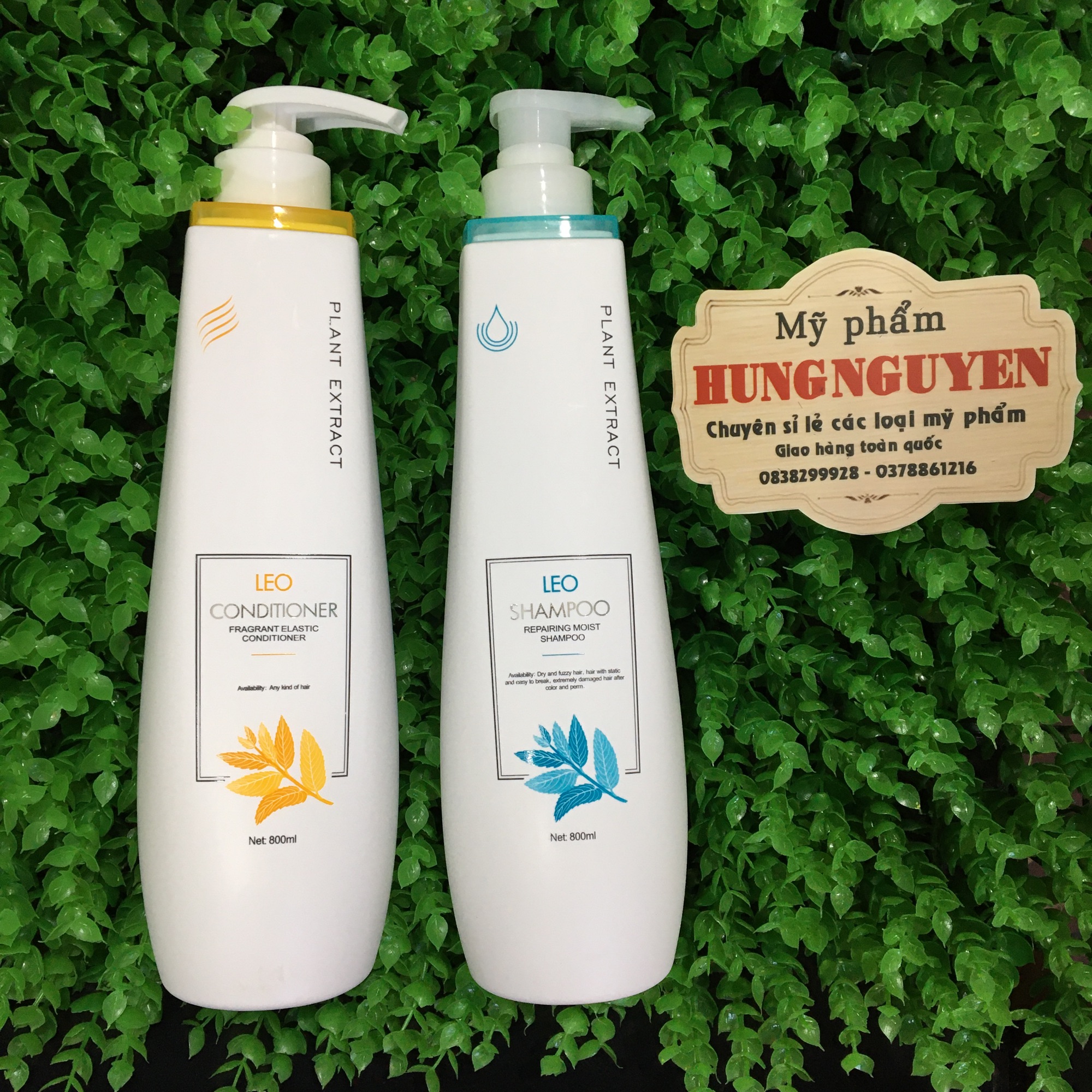 Cặp dầu gội xả phục hồi tóc LEO PROSEE 800ml