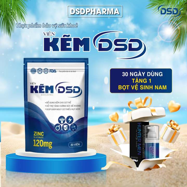 Kẽm DSD 30 Ngày 60 Ngày bổ sung kẽm – Viên uống DSD bổ sung Kẽm Biozinc
