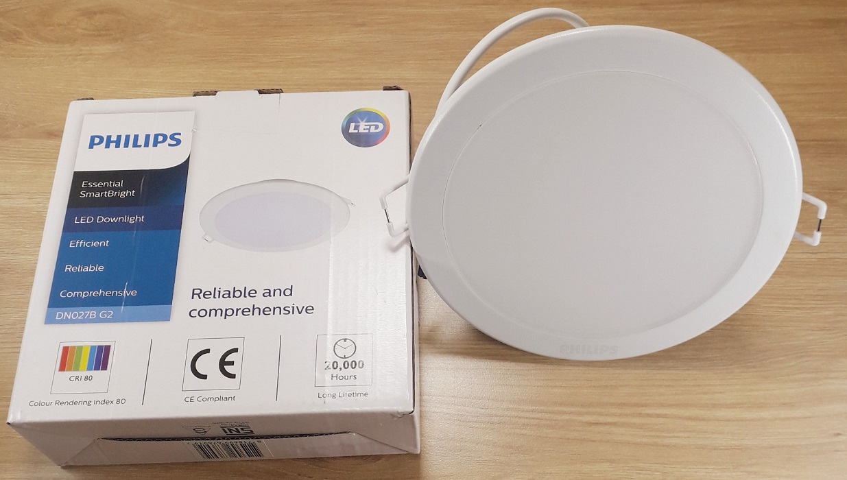 Đèn Led Âm trần 22W Philips Downlight DN027B LED20 D200 ( Ánh Sáng Trắng & Trung Tính & Vàng )