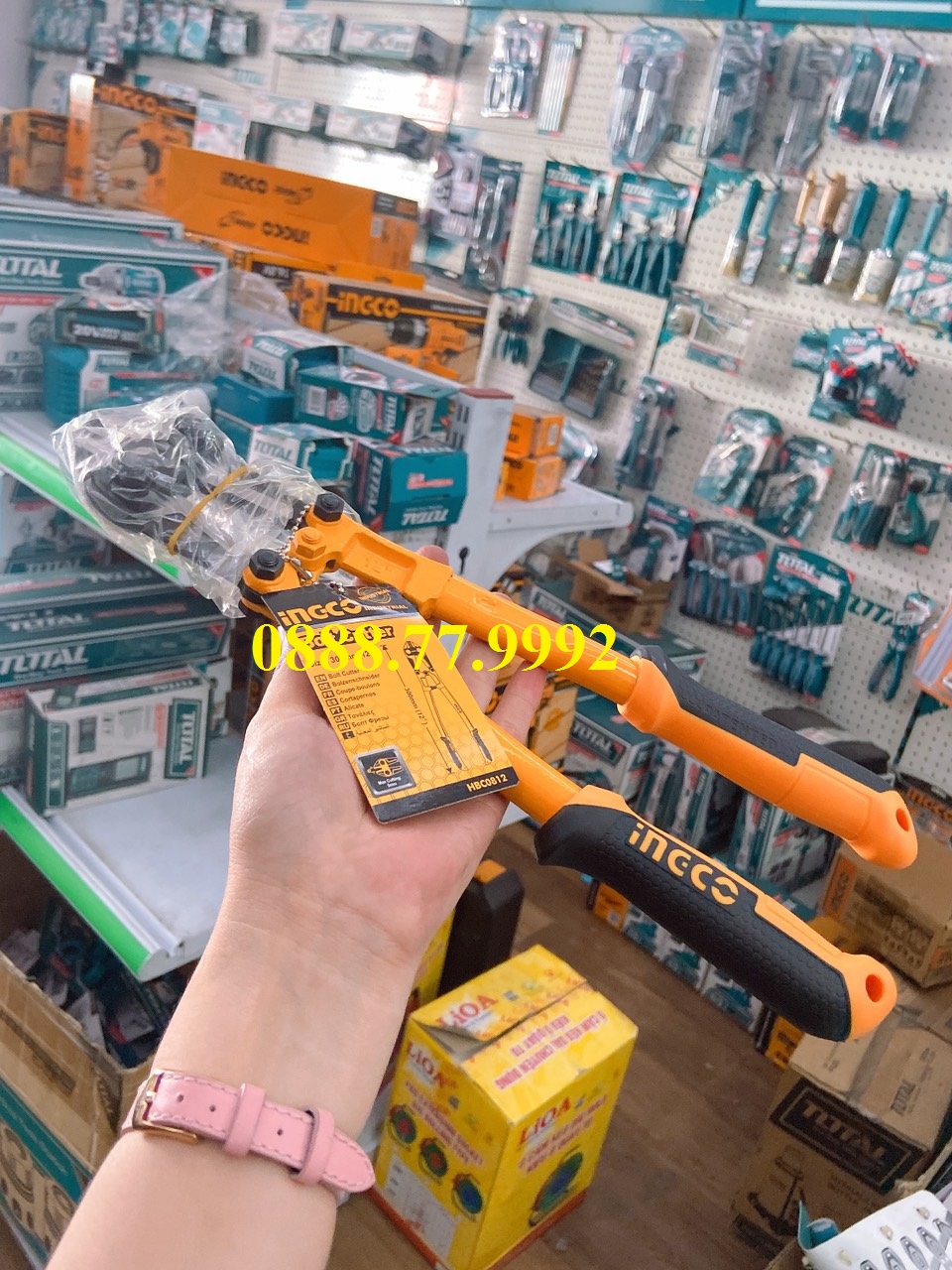 Kềm cộng lực (12inch) Ingco HBC0812