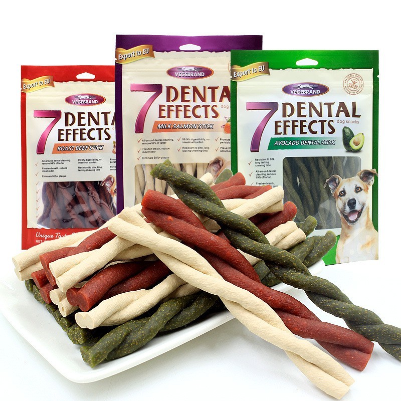 Xương gặm sạch răng cho chó 7 Dental Gói 160g siêu tiết kiệm