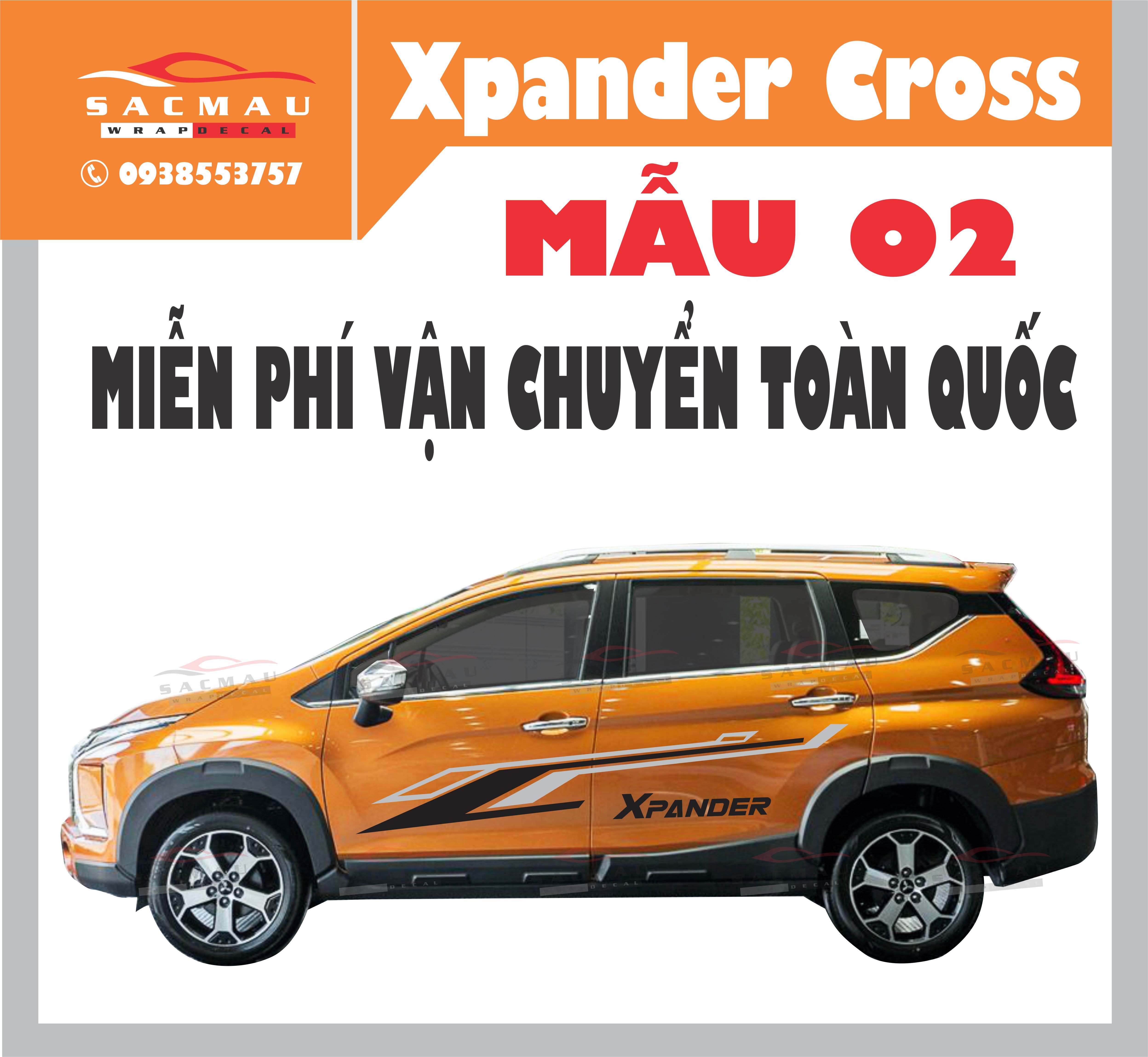 tem xpander cross vàng cam (MIỄN PHÍ VẬN CHUYỂN TOÀN QUỐC)