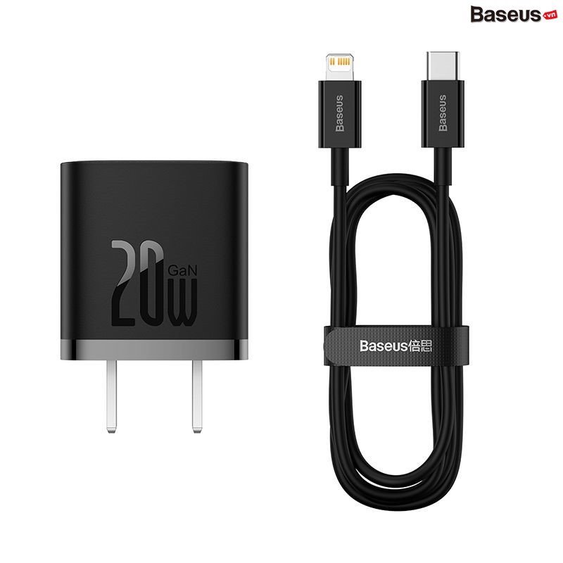 Bộ sạc nhanh 20W Baseus GaN5