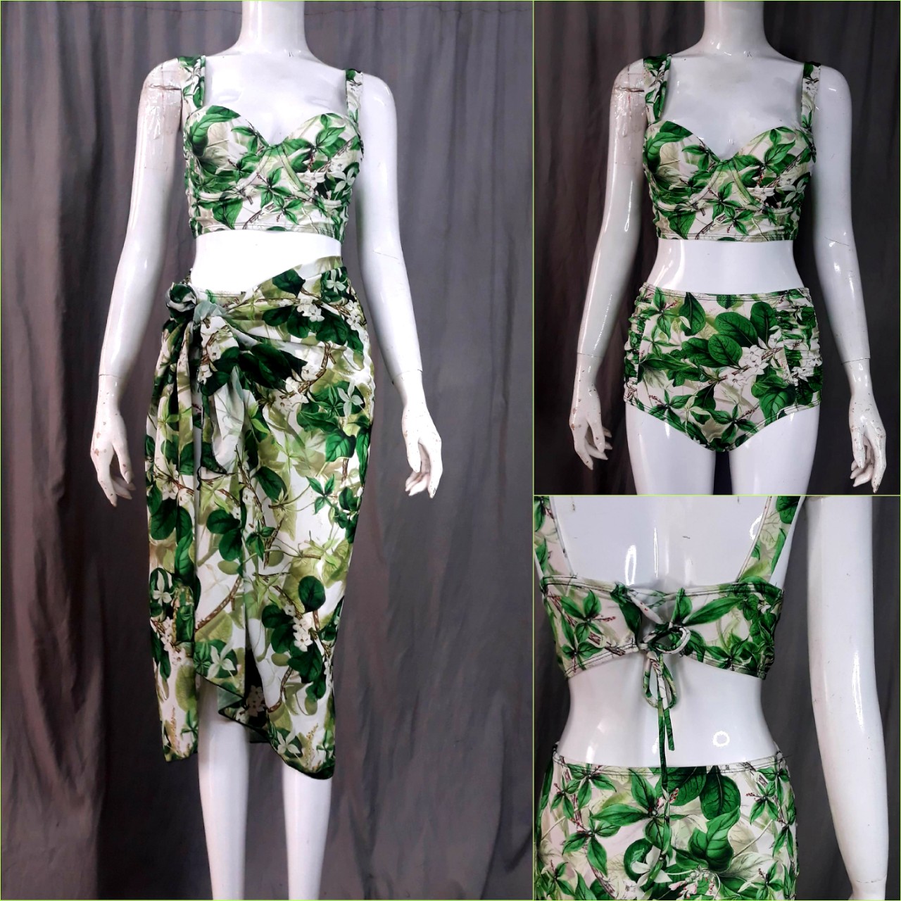 Set bikini 3 món cực xinh(40-65kg)