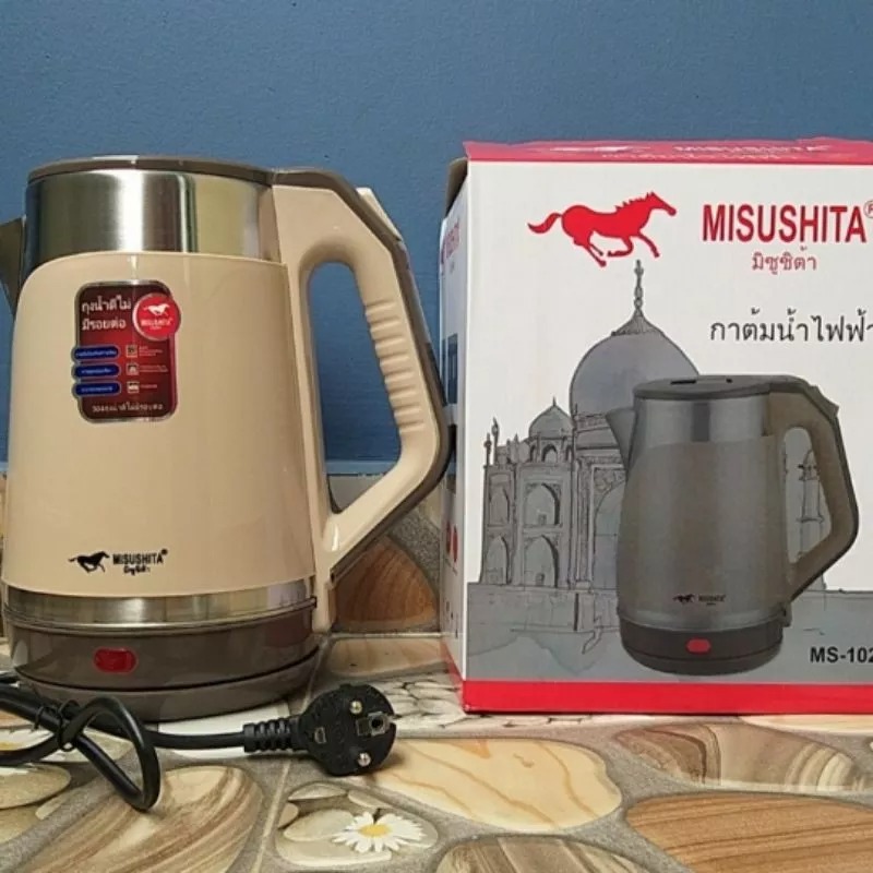 Bình đun inox 2,2 lít ms-1020 thái lan, ấm siêu tốc inox ms-1020 thái lan 2.2 l cách nhiệt, ấm đun nước siêu tốc thái lan, bình đun nước siêu tốc 2 lớp loại mới , bảo hành lỗi 1 đổi 1.