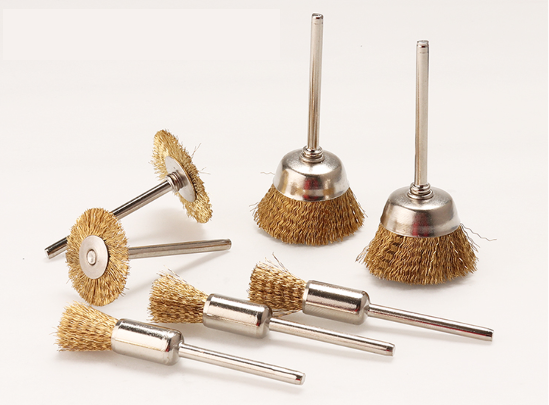 Bộ 3 Chổi đánh rỉ sét trục 3mm - (5k/1 chổi)