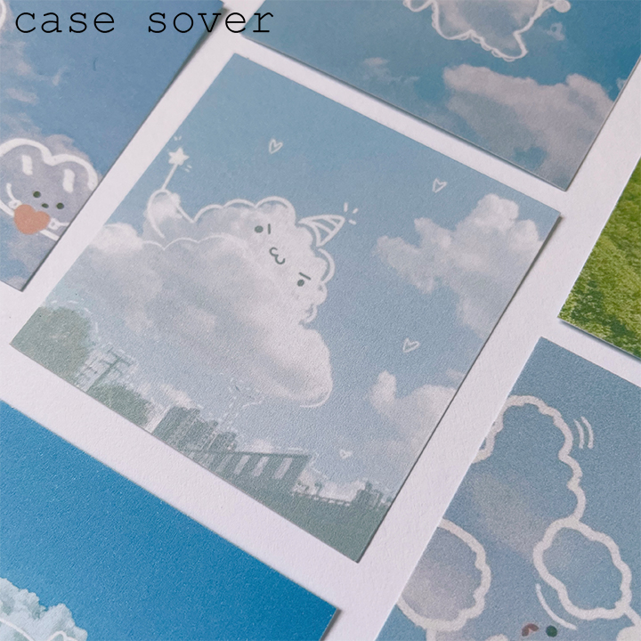 Set 15 Sticker Chủ Đề Cute Sky Trang Trí Sổ, Planner,... - Case Sover