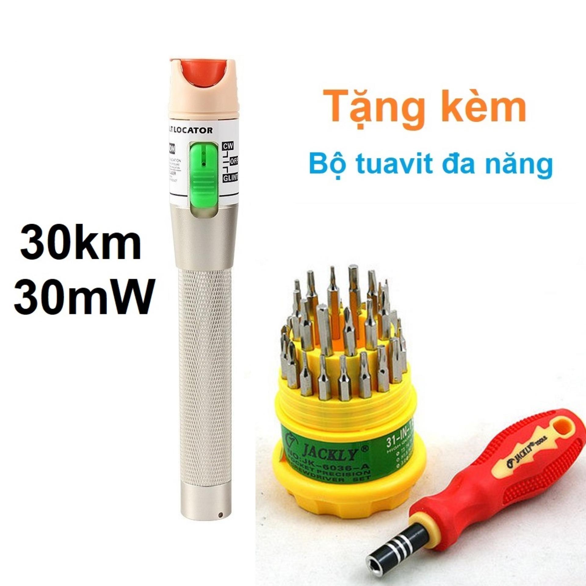 Bút dò lỗi sợi quang VFL 30km + Quà tặng miễn phí