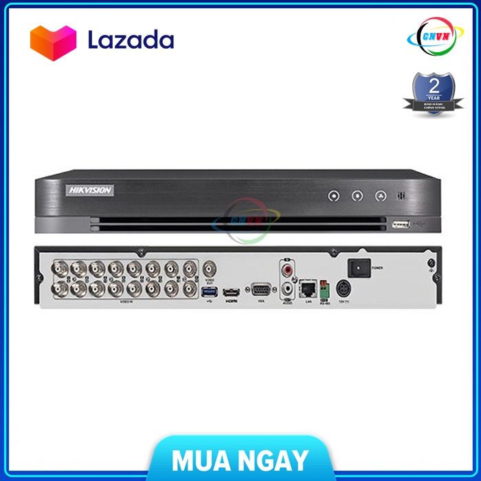 Đầu ghi HD-TVI DVR 16 Kênh Hikvision DS-7216HQHI-K2 (4.0MP )-Công Nghệ Việt Nam