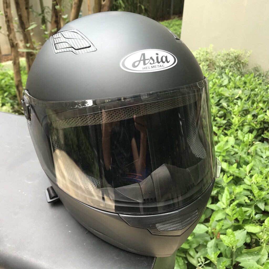 Mũ bảo hiểm fullface Asia M136 đen nhám
