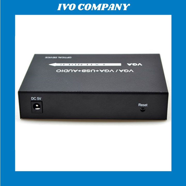 Cặp Converter Chuyển Đổi VGA Sang Cáp Quang 1080P