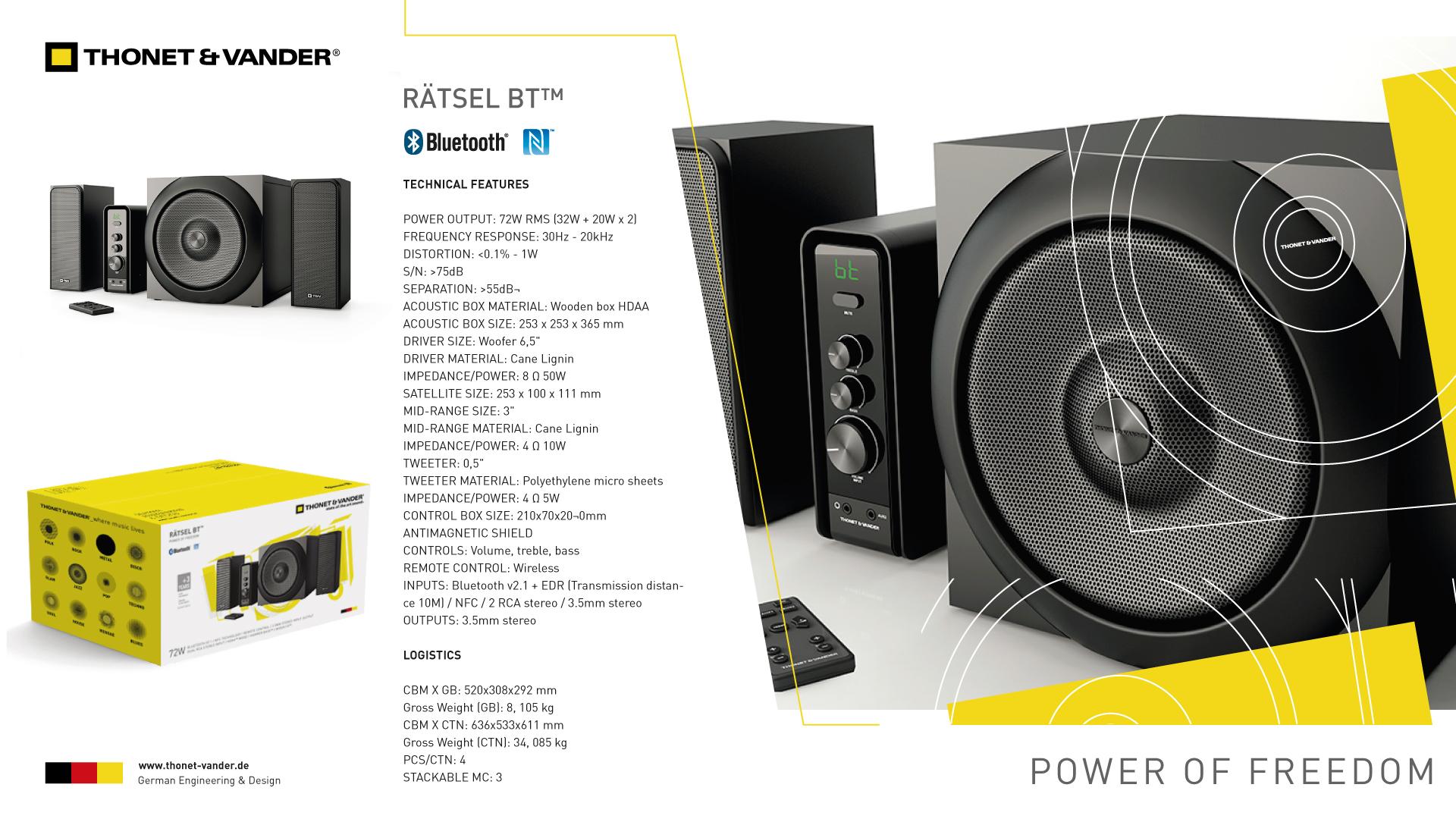 Loa Bluetooth Thonet & Vander Ratsel